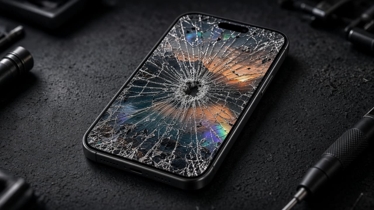 iPhone à l’écran pulvérisé, encore racheté par NKD TECH