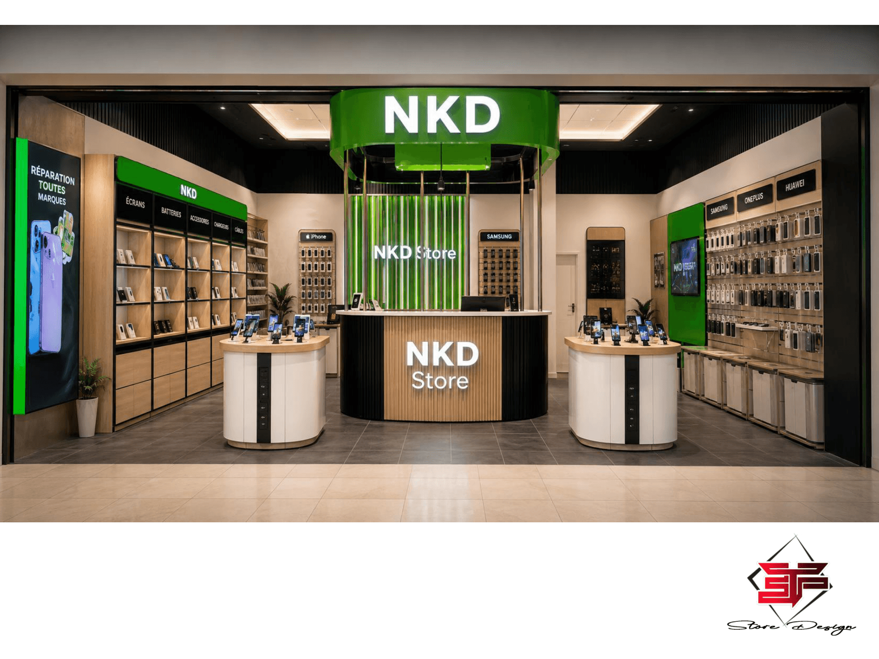 Boutique pilote NKD TECH Cergy, point de départ du Drive Express