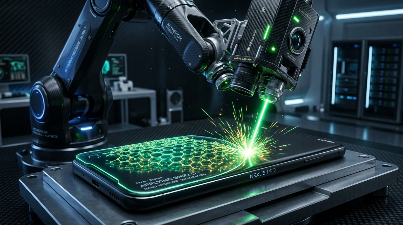 Découpe robotique laser film protecteur PalmXforce